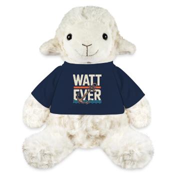 Watt Ever Anchor Humour maritime - Mouton en peluche Annika MiniFeet® - bleu marine - Devant