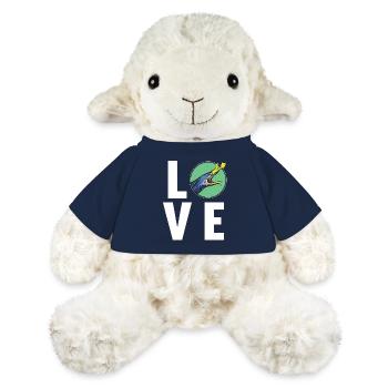Murène nasale Murène fantôme Murène - Mouton en peluche Annika MiniFeet® - bleu marine - Devant