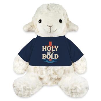 Holy and bold baptized lettering - MiniFeet® Sheep Annika - french navy - Front