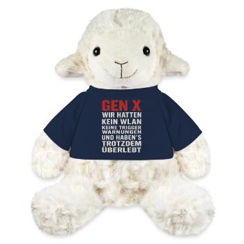 Gen X Wir Hatten Kein WLAN - MiniFeet® Schaf Annika - French Navy - Vorne