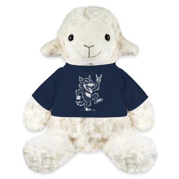Metal Musik Rock Musik Funny Wolf - MiniFeet® Schaf Annika - French Navy - Vorne