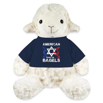 American Runs On Bagels with Star Motif and - MiniFeet® Sheep Annika - french navy - Front