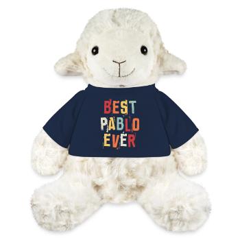 Best Pablo Ever Retro First Name Text Saying - MiniFeet® Sheep Annika - french navy - Front