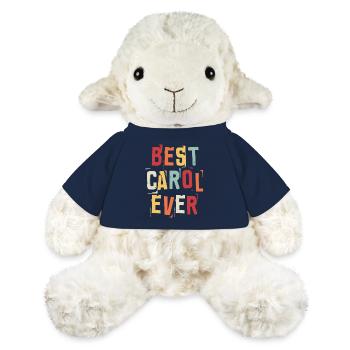 Best Carol Ever Retro First Name Text Saying - MiniFeet® Sheep Annika - french navy - Front