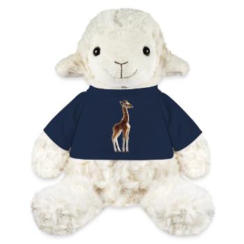 Giraffe Africa Love Safari Wilderness Cute Giraffes - MiniFeet® Sheep Annika - french navy - Front
