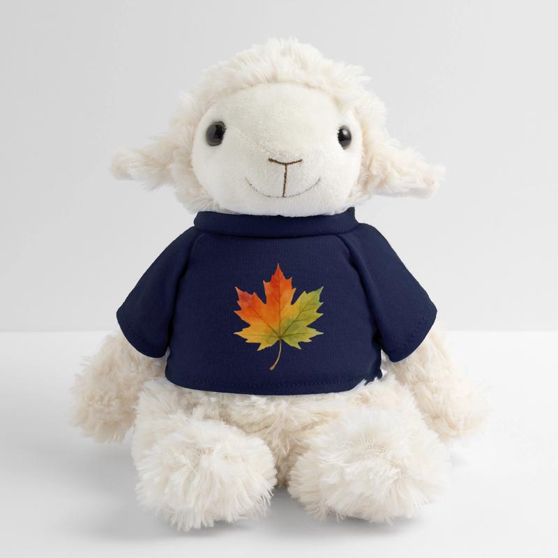 Leaf Maple Leaf Watercolor 1 MiniFeet® Sheep Annika