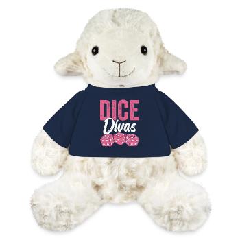 Bunco Divas Buncospieler Frauen Bunco Turnier - MiniFeet® Schaf Annika - French Navy - Vorne