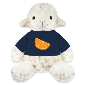 tranche d’orange - Mouton en peluche Annika MiniFeet® - bleu marine - Devant