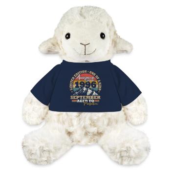 September 1996 Vintage Retro Birthday Gift - MiniFeet® Sheep Annika - french navy - Front