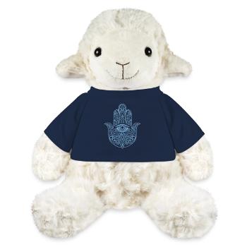 Hamsa - Hand der Fatima - Schutz und Segen - MiniFeet® Schaf Annika - French Navy - Vorne