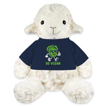 Salade - Go Vegan - Régime végétalien - Mouton en peluche Annika MiniFeet® - bleu marine - Devant