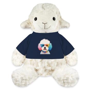 Bichon Frisé Dog Cute Colorful Glasses - MiniFeet® Sheep Annika - french navy - Front