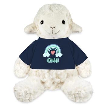 Mohammed Name Rainbow Baby - MiniFeet® Sheep Annika - french navy - Front