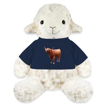 Bovins écossais des Highlands - Mouton en peluche Annika MiniFeet® - bleu marine - Devant