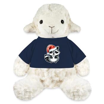 Waschbär Weihnachten Wasserfarben - MiniFeet® Schaf Annika - French Navy - Vorne
