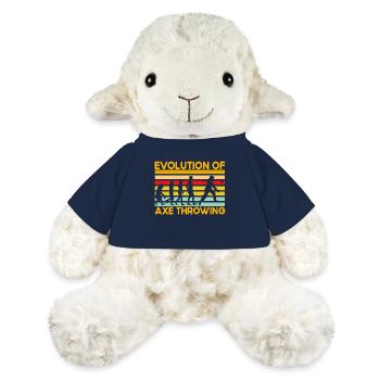 Évolution du lancer de hache - Mouton en peluche Annika MiniFeet® - bleu marine - Devant