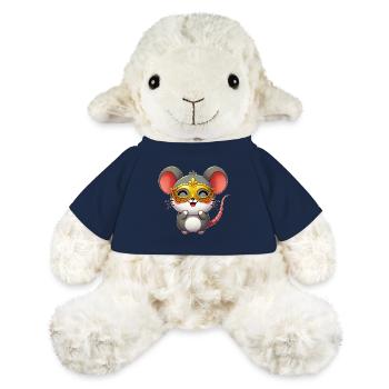 Cute Cartoon Mouse Mardi Gras Carnival - MiniFeet® Sheep Annika - french navy - Front