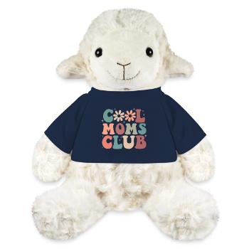 Cool Moms Club Drôle Rétro Groovy Maman Maman - Mouton en peluche Annika MiniFeet® - bleu marine - Devant
