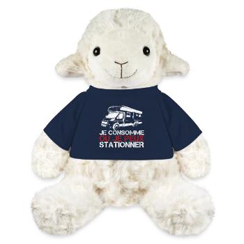Humor Wohnmobil Park Reisen - MiniFeet® Schaf Annika - French Navy - Vorne
