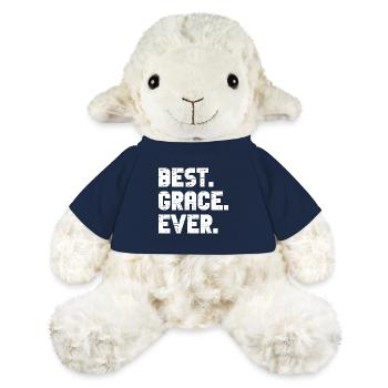 Best Grace Ever Retro Gift Saying Birthday - MiniFeet® Sheep Annika - french navy - Front