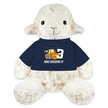 Children's birthday party construction site - MiniFeet® Sheep Annika - french navy - Front