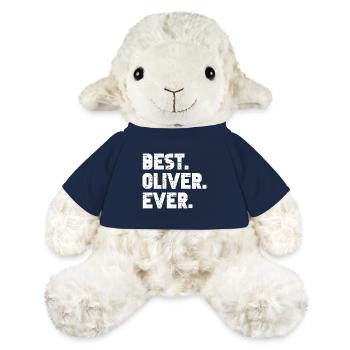 Best Oliver Ever Retro Gift Saying Birthday - MiniFeet® Sheep Annika - french navy - Front