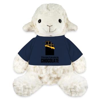 Give me chocolate. Then I am also friendly! - MiniFeet® Sheep Annika - french navy - Front