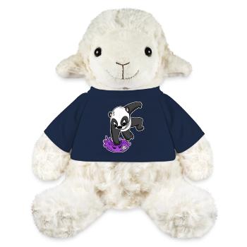 Panda Virus Combat - Mouton en peluche Annika MiniFeet® - bleu marine - Devant