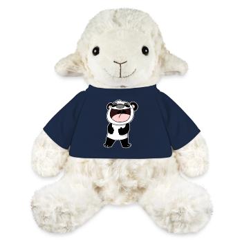 Süßer lachender Panda Bär - MiniFeet® Schaf Annika - French Navy - Vorne