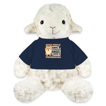 Pomeranian Hund Hundehalter - MiniFeet® Schaf Annika - French Navy - Vorne