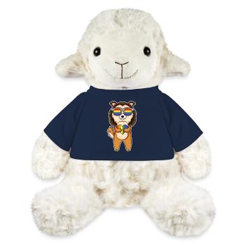 Chien LGBT Berger Arc-en-ciel - Mouton en peluche Annika MiniFeet® - bleu marine - Devant