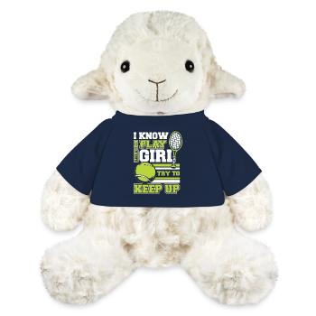 Joueur de tennis - Mouton en peluche Annika MiniFeet® - bleu marine - Devant