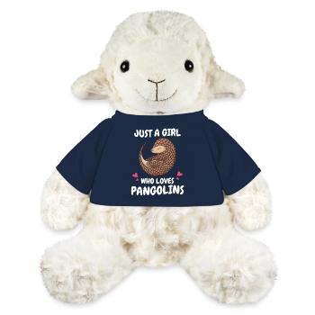Pangolin Tier Pangoline vom Aussterben bedrohte Ar - MiniFeet® Schaf Annika - French Navy - Vorne