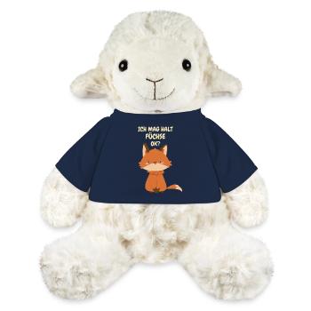 Fuchs Füchse Wildtier Waldtier Rotfuchs - MiniFeet® Schaf Annika - French Navy - Vorne