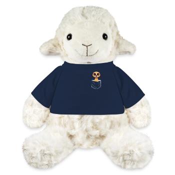 Suricate animal grattant - Mouton en peluche Annika MiniFeet® - bleu marine - Devant