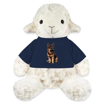 Berger Allemand Malinois - Mouton en peluche Annika MiniFeet® - bleu marine - Devant