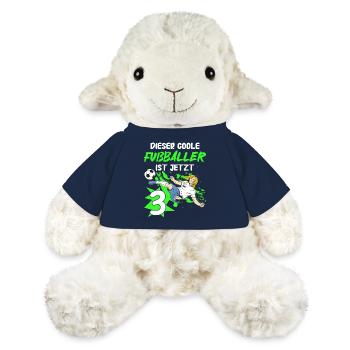 Geschenk 3 Jahre Geburtstagskind - MiniFeet® Schaf Annika - French Navy - Vorne