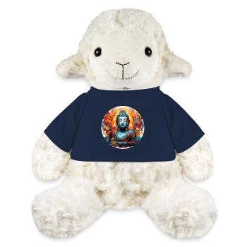 Serenity Buddha T-Shirt Marke Positive Vibration - MiniFeet® Schaf Annika - French Navy - Vorne