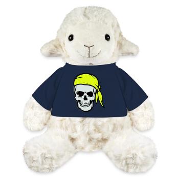 Crâne Pirate Ahoy - Mouton en peluche Annika MiniFeet® - bleu marine - Devant