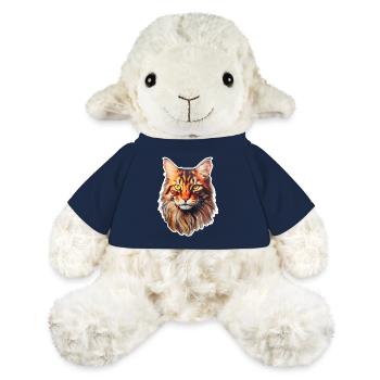 Maine Coon Katzenkopf - MiniFeet® Schaf Annika - French Navy - Vorne
