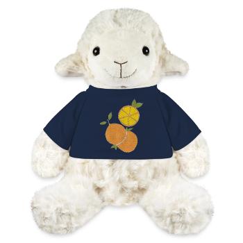 orangen gewebe - MiniFeet® Schaf Annika - French Navy - Vorne