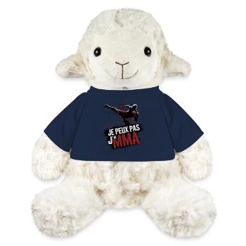 J'peux pas j'ai MMA - Mouton en peluche Annika MiniFeet® - bleu marine - Devant