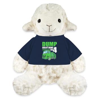 Garbage Truck Garbage Truck Garbage Man Trash Can - MiniFeet® Sheep Annika - french navy - Front