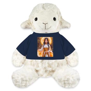 Amaterasu Radiant sun goddess in white kimono with - MiniFeet® Sheep Annika - french navy - Front