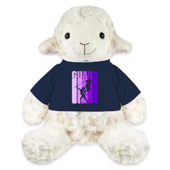 Drapeau Drapeau Agitateur Drapeau Waver Carnival - Mouton en peluche Annika MiniFeet® - bleu marine - Devant
