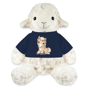 Mignon bébé poney cheval - Mouton en peluche Annika MiniFeet® - bleu marine - Devant