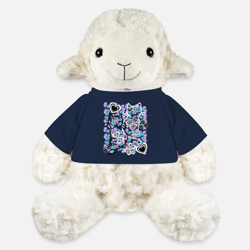 Retro Kat 60 lat - Owieczka MiniFeet® Annika - granatowy