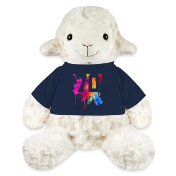 70 JAHRE 70. GEBURTSTAG - MiniFeet® Schaf Annika - French Navy - Vorne