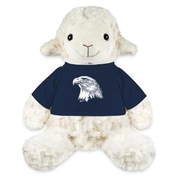 Adler Portrait für Natur Vogelfreunde - MiniFeet® Schaf Annika - French Navy - Vorne