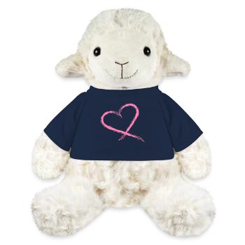 Heart Pink - MiniFeet® Sheep Annika - french navy - Front